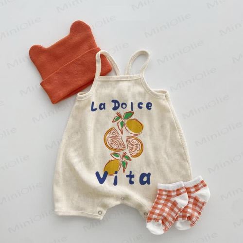 LA DOLCE VITA 12-18 months Baby Suspenders Romper