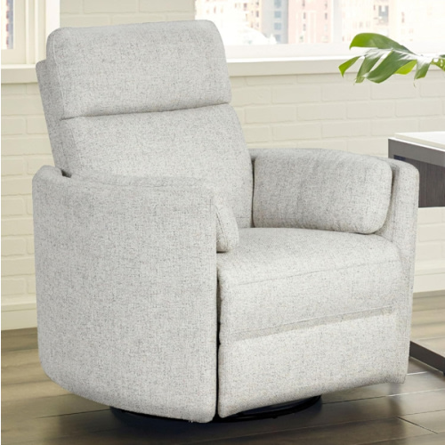 Rayna Quartz Nursery 40" Power Swivel Glider Recliner | Rocker | USB | Living Spaces