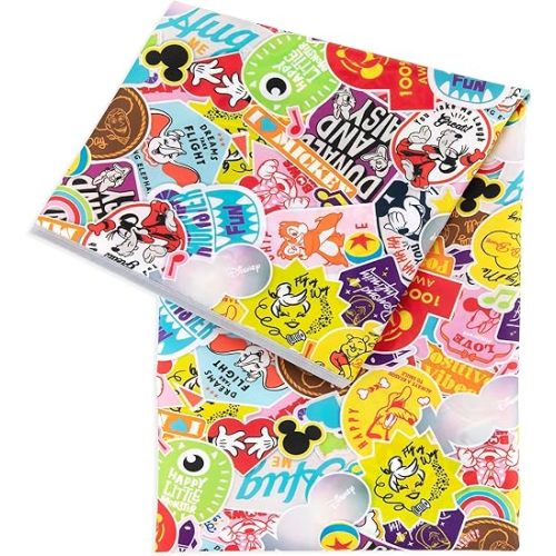 Bumkins Disney Baby Splat Mat for Under High Chair, Babies Toddlers Eating Mess Mat, Waterproof Reusable Cloth for Arts and Crafts, Play Mat for Kids, Fabric 42inx42in, 100 Years of Fun