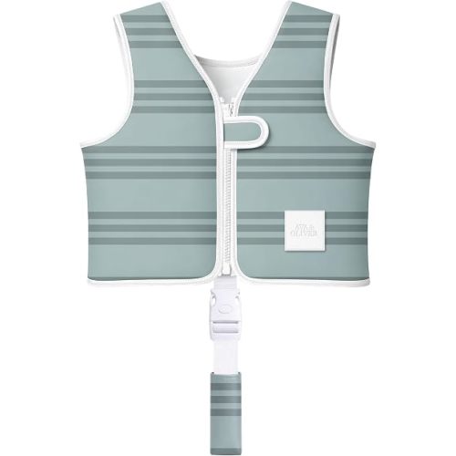 Ava & Oliver Toddler Swim Vest, Kids Floaties – Boys & Girls Buoyancy Jacket for Pool & Beach, Fits up to 66 lbs