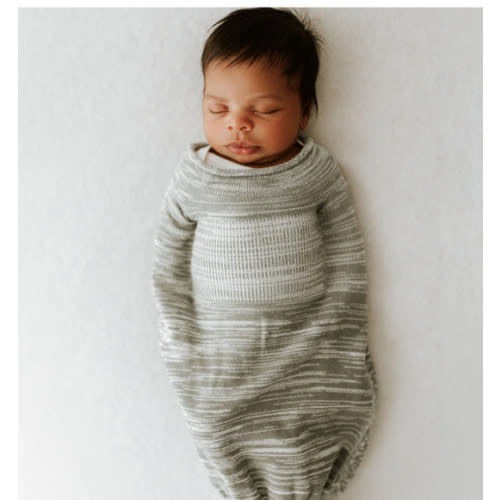 Grey Swaddle Sleep Sack - Large (12-18 pounds)
