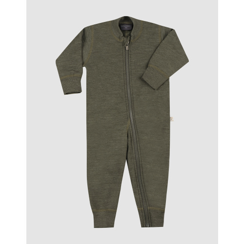 Baby merino wool terry one-piece