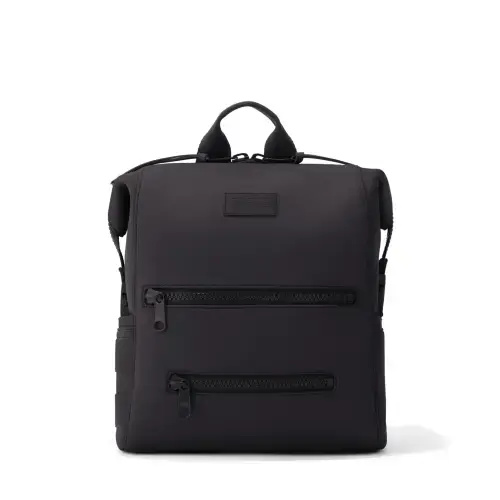 Indi neoprene Diaper Backpack - Medium Black