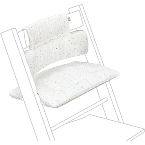 Stokke Tripp Trapp Classic Cushion, 2 Piece Set, Polyester, Furniture Cushion, Sweet Hearts, Indoor, 16.5x9.8 inches, Machine Washable