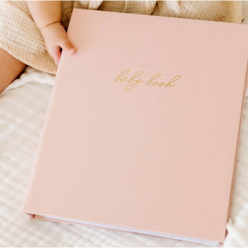 First Year Baby Memory Book - Pink