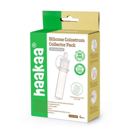 Haakaa Silicone Colostrum Collector, 6-Pack