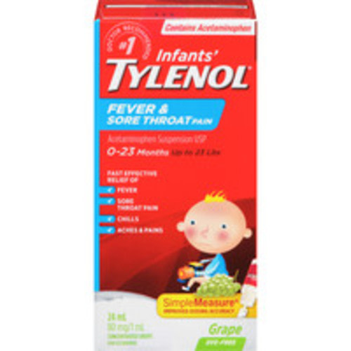 Shop for Infants' Medicine Fever & Sore Throat Pain Drops, Grape by Tylenol | Shoppers Drug Mart