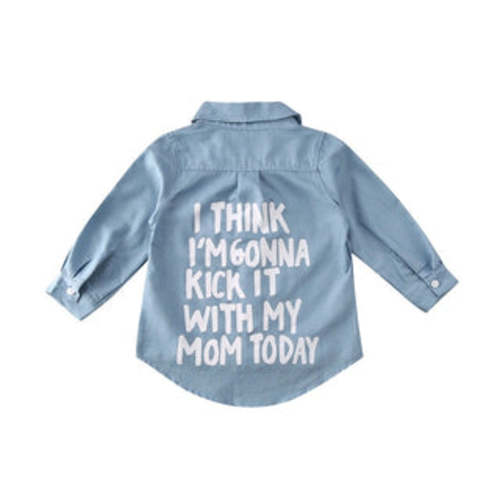KICK IT WITH MOM Shirt - Hazel & Bo