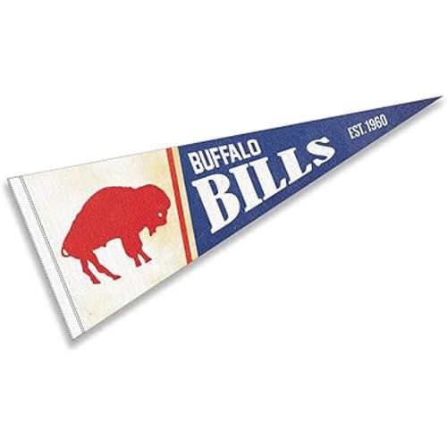 WinCraft Buffalo Bills Throwback Vintage Retro Pennant Flag