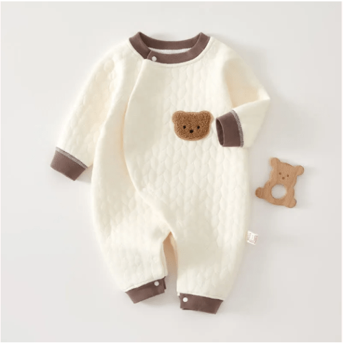 Baby Newborn 3D Bear Soft Jumpsuit