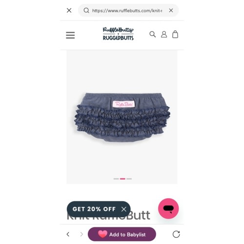 Denim Bloomers | RuffleButts & RuggedButts