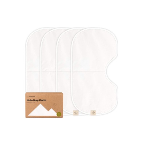 4-Pack Hallo Burp Cloths