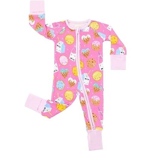 Little Sleepies Zipper Pajamas for Baby Boys & Baby Girls, Toddler Pajamas, Snug Fit, 2-Way Zipper, Viscose from Bamboo
