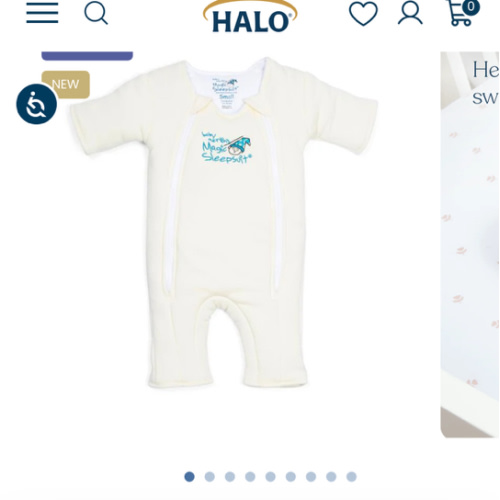 Cream Baby Merlin’s Magic Sleepsuit | Soft 100% Cotton Infant Sleepsuit