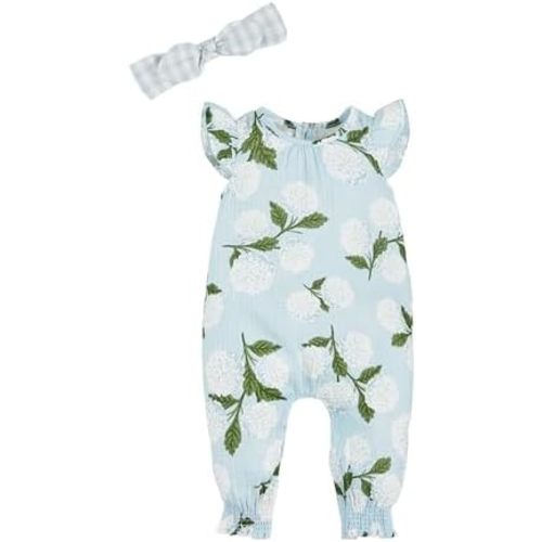 Mud Pie baby-girls Baby Girl Hydrangea 1pc W Hb;