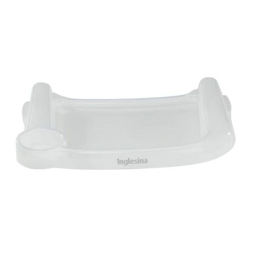 Inglesina Fast Dining Tray Plus-Compatible with Fast Table Chair Durable & Easy to Clean Quick, Simple Installation, BPA Free - Clear