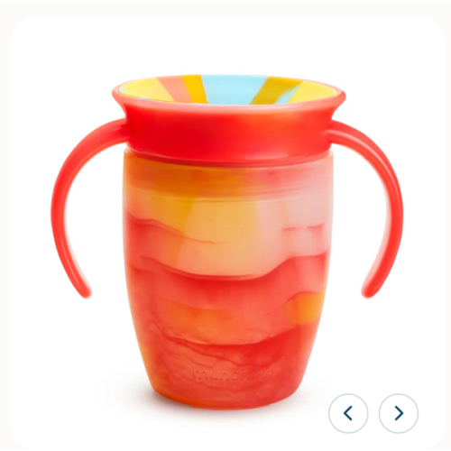 Miracle® 360° Tropical Swirl Trainer Cup, 7oz | Baby Drinkware | Munchkin