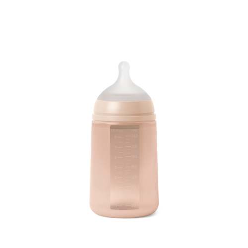 Suavinex Color Essence 8oz Silicone Bottle, Medium Flow