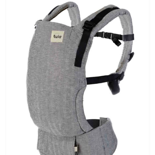Natural Linen Baby Carrier - Free-To-Grow Ash Grey – Baby Tula – Baby Tula US