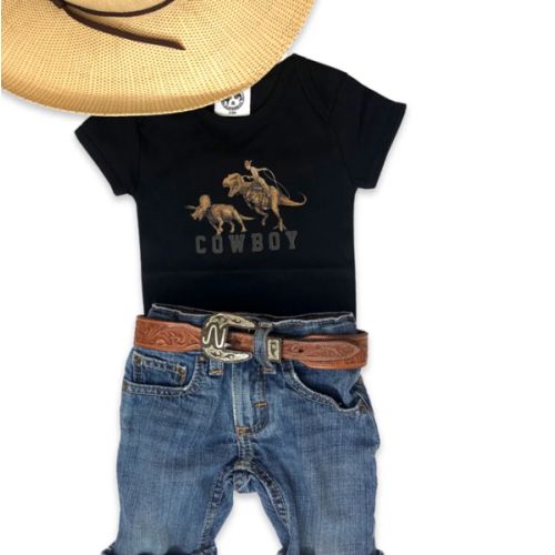 Cowboy Dino Onesie – Cowkid Clothing Company