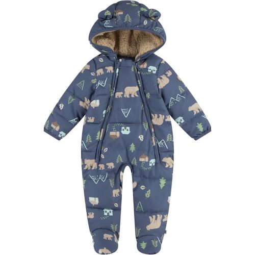 Huggies Unisex Baby Sherpa Lined Footed Snow Suit
