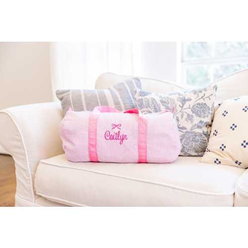 Seersucker Duffle with Motif