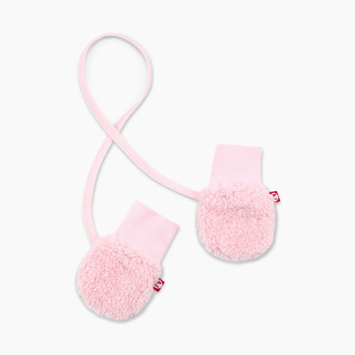 Zutano Furry Lined Mitten - Baby Pink Furry, One Size