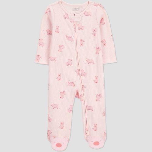 Carter's Just One You® Baby Girls' Farm Pigs Sleep N' Play - Pink 3M