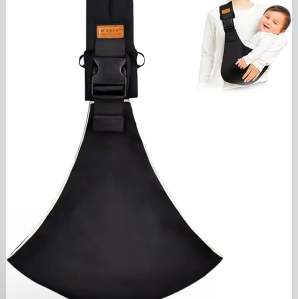 yemyig Baby Sling Carrier,Toddler Carrier, 2026 New Baby Carrier Newborn to Toddler,Portable Lightweight Non-Slip Hip Seat Carrier 10-30lbs(Black)
