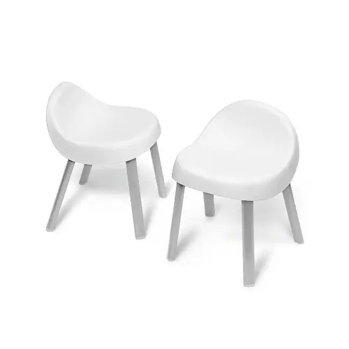 Skip Hop Toddler's Activity Chairs, Set of 2, Metal, White