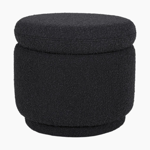 babyletto Enoki Storage Ottoman - Black Boucle