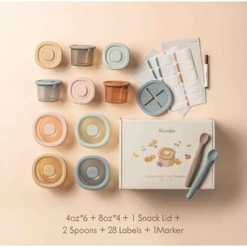 Silicone Baby Food Containers