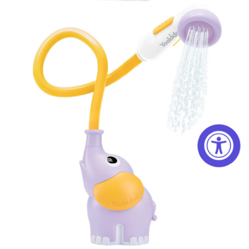 Elephant Baby Bath Shower Head | Yookidoo Newborn Toys in Tub Or Sink