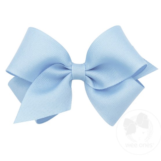 Small Classic Grosgrain Hair Bow (Plain Wrap)