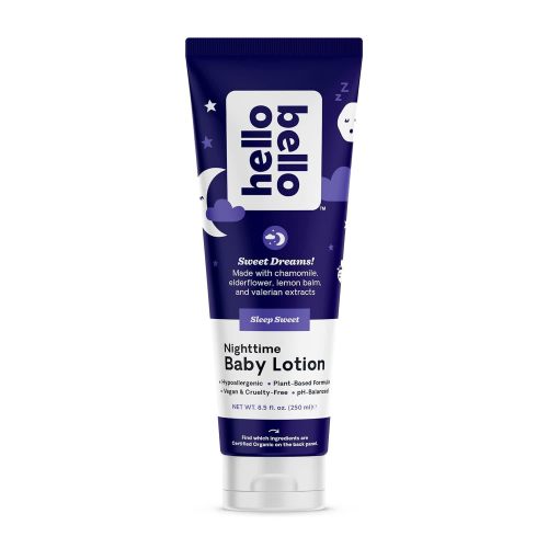 Hello Bello Premium Baby Lotion I Vegan and Cruelty Free Moisturizing, Non-Greasy Lotion for Babies and Kids I Sleep Sweet Scent I 8.5 FL Oz (Pack of 1) C24