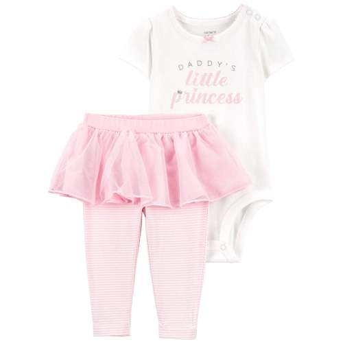 Baby 2-Piece Daddy's Princess Bodysuit & Tutu Pant Set - Carter's | Carter's
