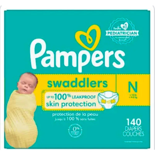 newborn pampers swaddlers