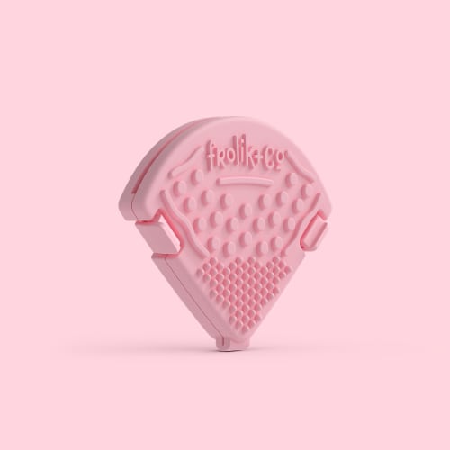 Dusty Rose Toothi Teether – Gentle Teething Relief – Frolik+Co