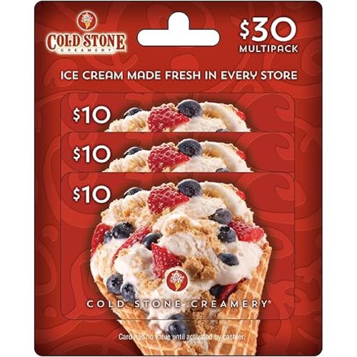 Cold Stone Creamery Gift Cards, Multipack of 3