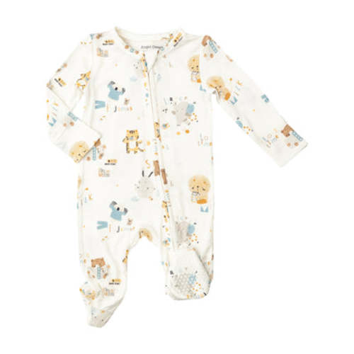 2 Way Zipper Footie - Happy Weather – Angel Dear