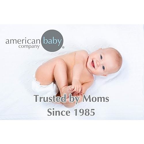 American Baby Company Heavenly Soft Chenille Fitted Crib Sheet 28" x 52", Warm and Cozy Neutral Chenille Sheet, Ivory, for Boys and Girls, Fits Crib and Toddler Bed mattresses
