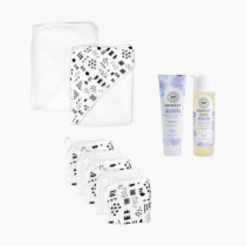 Honest Baby Clothing 9-Piece Organic Cotton Bath Gift Set - Pattern Play, Os