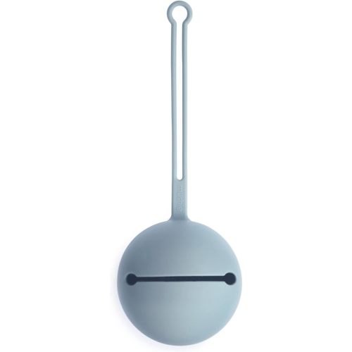 mushie Silicone Pacifier Holder Case (Powder Blue)