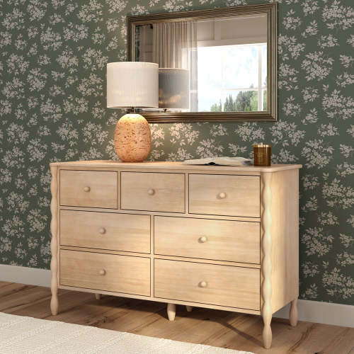 Lind 7-Drawer Dresser (Blonde)