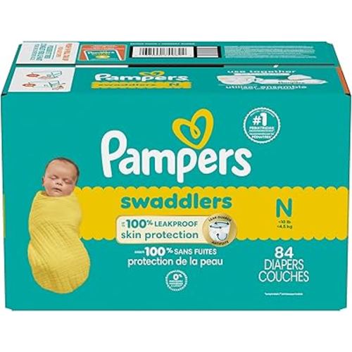 Pampers Swaddlers Newborn Diaper Size 0 84 Count