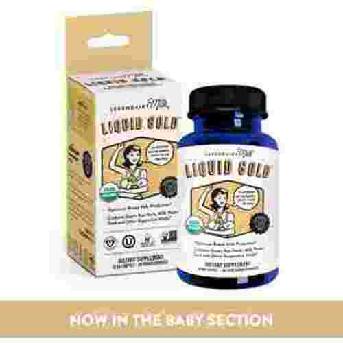 Legendairy Milk Liquid Gold, Breastfeeding Lactation Supplement, Organic, 60 Caps