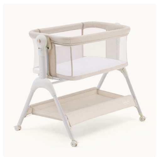 HARPPA Cuddly Sway | 3-in-1 Rocking Baby Bassinet & Bedside Sleeper with Anti-Reflux Mattress for Newborns | Attaches to Bed, Adjustable Height, Tool-Free Setup, Portable Wheels, CPSC Certified, Gentle Rocking Motion | Ideal for Infants, Safe Co-Sleeping