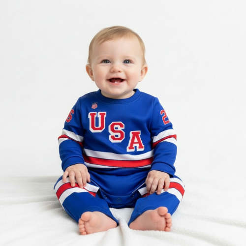 LowSportGear USA Hockey 2026 Replica Jersey Infant Onecie - 6M