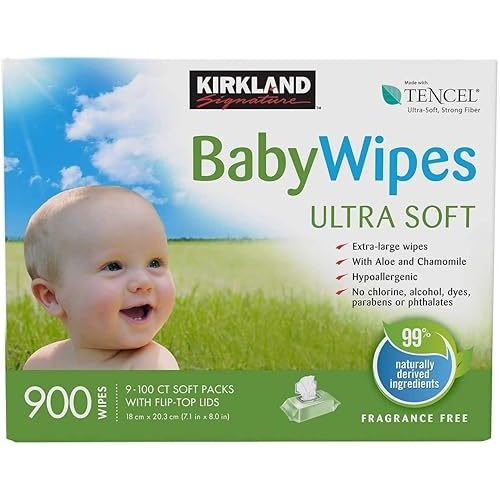 KIRKLAND Signature Baby Wipes (900 Wipes)