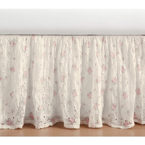 LoveShackFancy Eyelet Crib Skirt